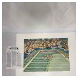 Robert Cenedella Lithograph Color Print The Giants
