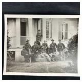 Civil War Officers Group Portrait Analog Photo Pri