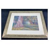 Original Pastel "The Old Tree" Christophe Cardot