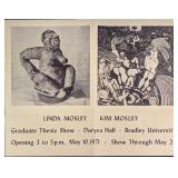 Vintage Linda And Kim Mosley Art Poster