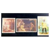 Set of (3) African American Prints Circa 1984