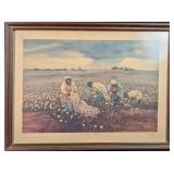 Jack Deloney Framed LE River Bottom Cotton Print