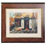 French Cafï¿½ Framed Art Print