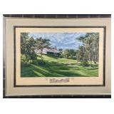 Framed Linda Hartough LE Litho Olympic Golf Club
