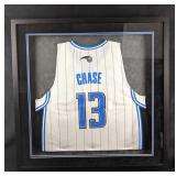Framed Orlando Magic Basketball Jersey Chase Bank