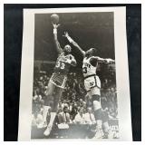 Analog Black and White Basketball Photo Print Kare