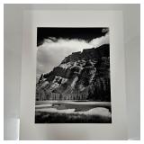 Black and White Landscape Photography Print Mounta