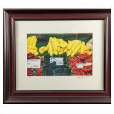 Framed  Etta Jean Juge Fruit Stand Photo