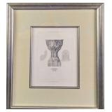 Framed Page from Architectural Ornaments of the Mi