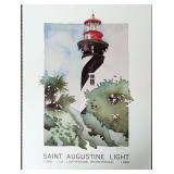 Pat Madden Signed The Light Lighthouse Print AP 38