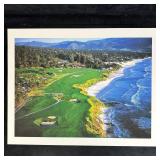 Pebble Beach Golf Links Coastal Aerial Photograph