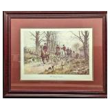 Framed  Pink Of Condition Print By George Wright