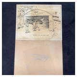 Military Pencil Sketch British Tail-Less Intercept