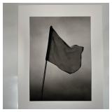 Golf Flag Michael Faye Embossed Black and White Fi