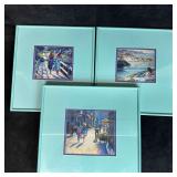 Howard Behrens Offset Lithograph Artwork Set Three