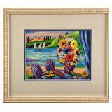 Framed Shlomo Alter Hand Signed LE Serigraph "By T