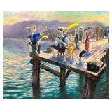 S&N Ivan Clarke "Sunday Fishing" Framedï¿½Giclï¿½e