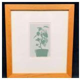 Signed & Numbered Print Of Green Plant