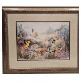Framed S&N Anita Connelly Underwater Fish Print