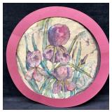 Original Watercolor On Cloth By J. Moody