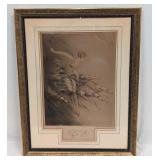 Vintage Louis Icart Double Signed Zest With Remarq