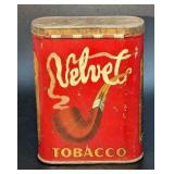 Vintage Velvet Tobacco Pocket Sized Tin
