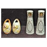 Vintage Easter Basket & Grace Prayers Salt & Peppe