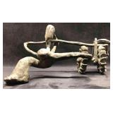 Bronze "Pfit Chigger" Sculpture By Diane Dull