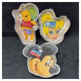 Disney Wilton Cake Pan Set Mickey Mouse Tinker Bel