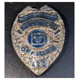 Early 1980s Disney World Female Security Badge