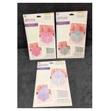 3 Gemini Handled Favour Box Die & Box Stencil Dime