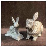 Lunt Pewter Rabbit Bunny Trinket Pill Box Storage