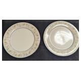2 Retired Noritake Blossom Time Dinner Plates D