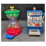 M&M Candy Dispenser Fun Machine And Slot Machine