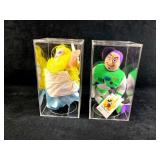 Set of (2) Disney Bean Bag Dolls Alice and Buzz Li