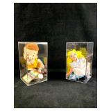 Set of (2) Disney Plush Bean Bag Dolls