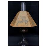 VTG Oil Lamp & Philip Bawcombe Watercolor Shade