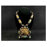 Vintage Moroccan Green Turquoise Silver Amazigh Be