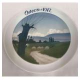 Rosenthal Art Nouveau Wall Plate Easter 1917 By Ju