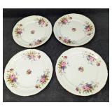 4 Royal Kent  RKT6 Floral Pattern Dinner Plates E