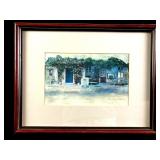 Dorothy Hudson Town Scene Print