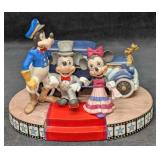 Vintage Disney Mickey And Minnie Mouse With Limo