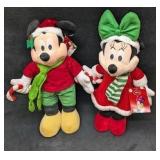 Disney Mickey & Minnie Mouse Christmas Candy Cane