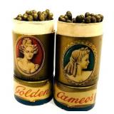 Vintage Golden Cameo Matches