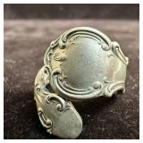 Gorham Sterling Silver Spoon Ring Art Nouveau Patt