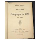 General Bourelly Souvenirs De La Campagne de 1859