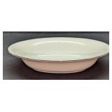 Wedgwood China Silver Ermine 10" Oval Vegetable Bo