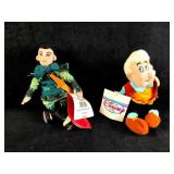 Set of (2) Disney Plush Bean Bag and Gepetto