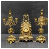 Tiffany and Company Brass Roman Numerals French Ba