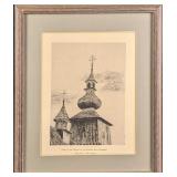 Framed Tower Of The Church Of St Michael The Archa